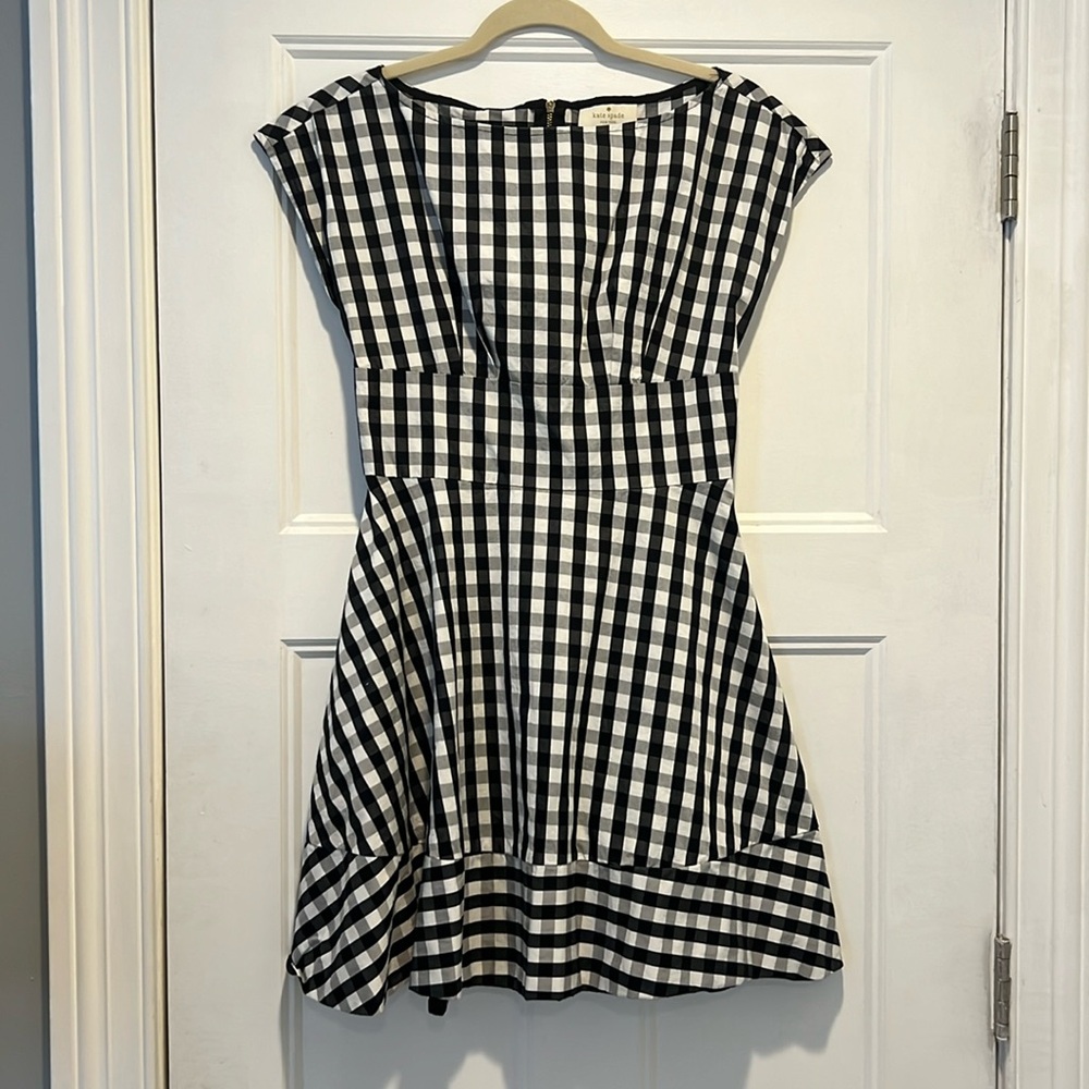 Kate Spade Gingham dress, size 0, great condition